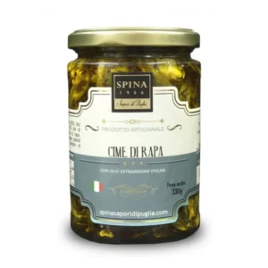 Cime di rapa con olio evo 330 g - immagine 1