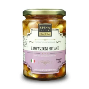 Lampascioni con peperoncino con olio evo 330 g - immagine 1